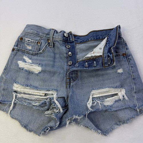 Levi 501 button - button-up, short