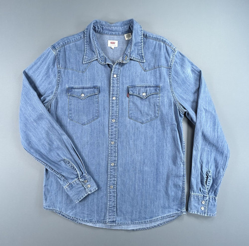 Levi western denim shirt - western,