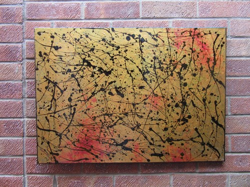 Hand painted abstract - hand, jackson