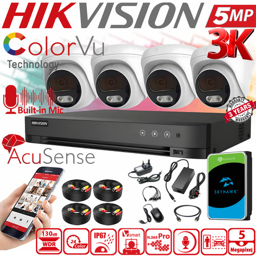 Hikvision 5mp cctv security - 5mp,