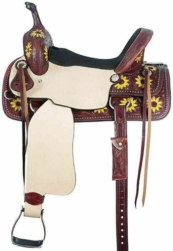 Western premium leather barrel - western,
