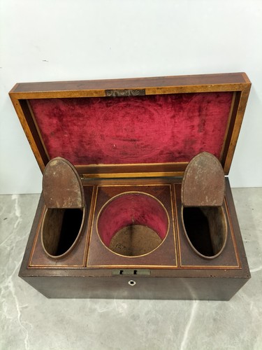 Georgian flamed mahogany tea - georgian,