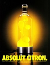 ABSOLUT CITRON VODKA  AD 1996