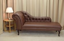 70" Large Buttoned Chaise