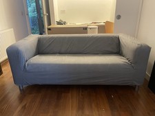 Grey KLIPPAN  Ikea Sofa. Some Marks On The Cover See Photos.