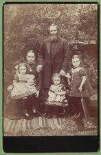 Victorian family with three