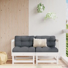 Corner Sofa White and
