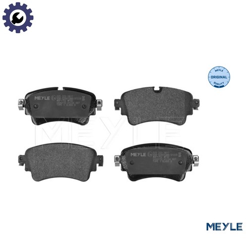 Brake pad set - pad, 025