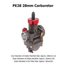 ˜PE28 28mm Carburetor For 2 4