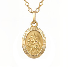 Small 9ct Gold St Christopher