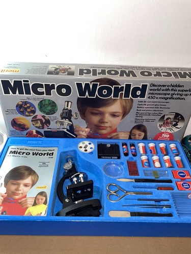 Vintage micro world microscope - micro,