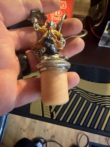 Clown figural cork bottle - clown,
