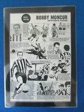 Bobby Moncur - Newcastle United - 1969 - Mounted Laminated A4 - Star Strip 