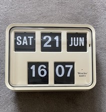 Grayson BANKING Wall Flip Clock - White