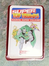 1988 Waddingtons Super Top Trumps - Marvel Super Villains Red Back Complete  Set