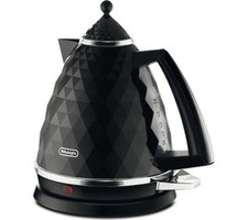De'Longhi KBJ3001.BK Jug Kettle Brillante 3000W 1.7L Washable Limescale Filter