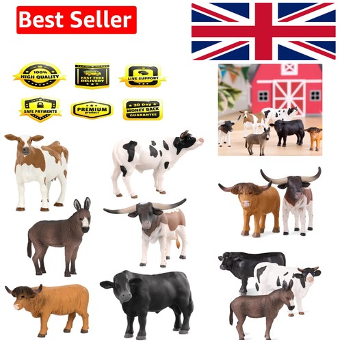 Farm animal toy set 6 - farm, set,