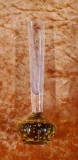 Bud Vase Hand Blown Orange