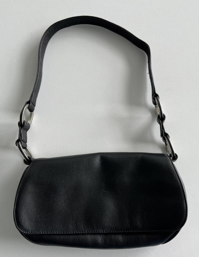 Tula black leather shoulder - tula,