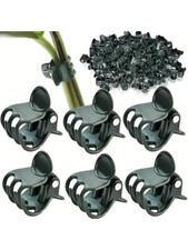Orchid Plant Support Clips Small Garden Stem Clips Mini 1cm Plastic Flower Clamp