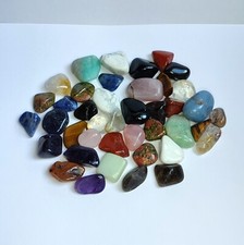 Polished Tumblestones Gemstones Crystals Bulk Bag 200g Mixed Amethyst Citrine