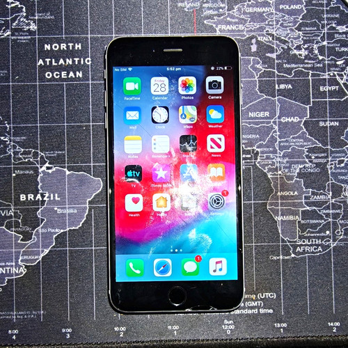 Apple iphone plus 64gb - 6, grey