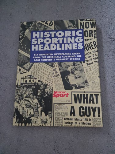 Historic sporting headlines - historic,
