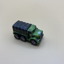 MICRO MACHINES - Military Army Cargo Truck Vehicle - Star Green Vintage Rare