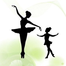 Latin Dance Girl Vinyl Wall