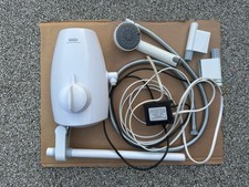 Aqualisa Aquastream Power Shower Thermostatic White 4 Spray 90mm Head 813.40.20