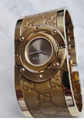 Gucci 112 twirl - gg, gold