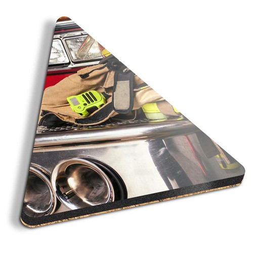 Triangle mdf coaster fireman - mdf,