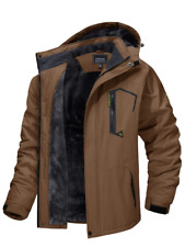 Mens Winter Coat Fleece Cargo