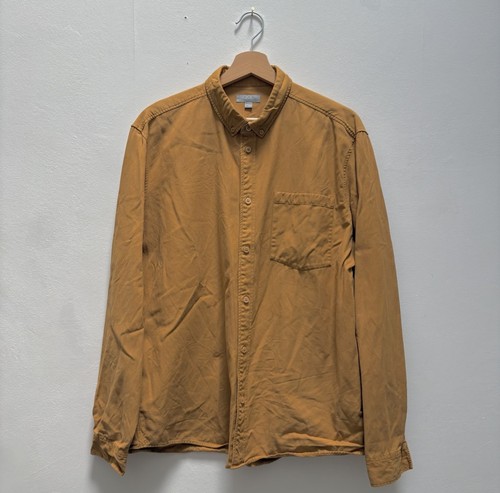 Cos men yellow button up - yellow, button-up