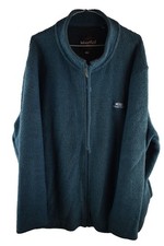WEIRD FISH Blue Macaroni Jumper size 4XL Mens Full Zip Casual Outdoors Outerwear