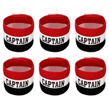 6Pcs Elastic Captain's Armband