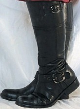 Jane Shilton Smart Black Leather, Fleece Lined, Boots Size EU38 UK5