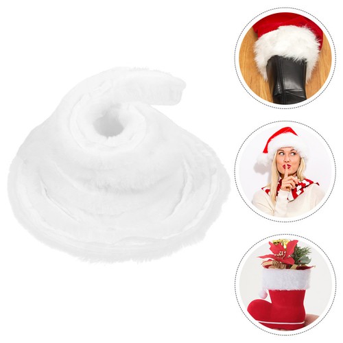 Durable white artificial fur - durable,
