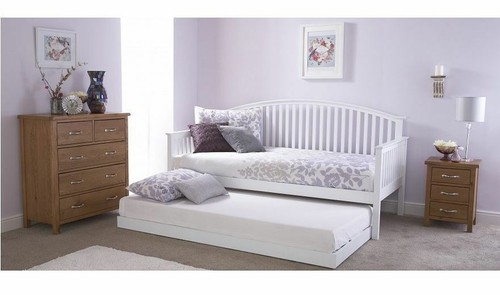 Madrid white wooden single - madrid,