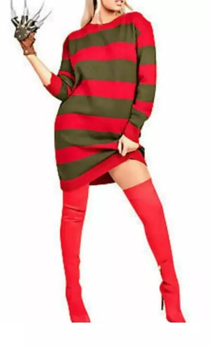 New red green stripe - stripe, knitted