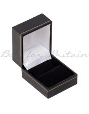 Leatherette Ring Box Black