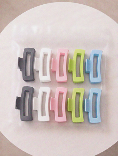 Matte hair claw clips pack - matte,