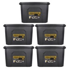 TOUGH MASTER Tool Boxes 40L Heavy Duty Large Box for Home Workshop, Pack of 5