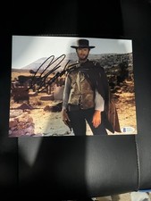 Clint Eastwood Signed 10x8
