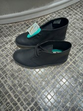 Clarks Black Leather Desert