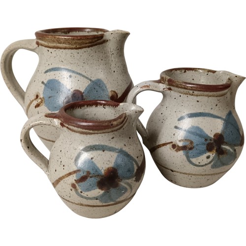 Handmade floral ceramic jugs - handmade,