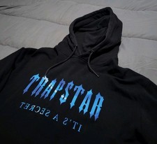Trapstar Black Hoodie top XXL / 2XL back logo