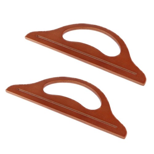 Wooden bag handle - 2x,