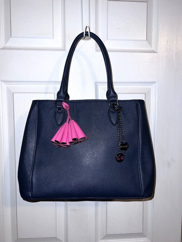 Kookai navy faux leather - kookai,