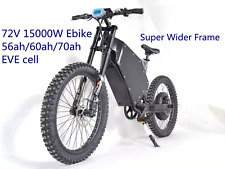 CHUN Stealth Bomber E-Bike POWER 15000W PEAK 72V 70ah(Speed 130km/h) 21'' Wheels